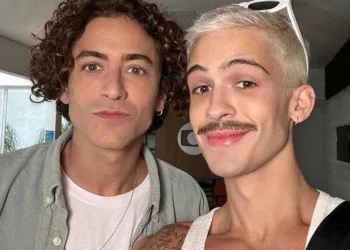 Após meme de Pantanal viralizar, João Guilherme e Jesuíta Barbosa se encontraram na Globo e brincam: Loucura no multiverso