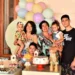 Nazaré Paulino comemorou 1° aninho da neta Manoela