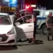 Motorista de aplicativo é feito refém, mas escapa ao jogar carro na frente de viatura da Polícia Militar