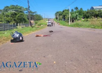 Homem tem perna decepada e morre após colisão entre motocicletas na estrada de Porto Acre