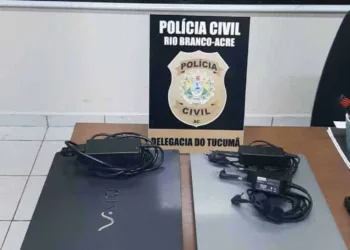 Polícia Civil identifica homem que furtou notebooks de caminhonete e prende dois receptadores em Rio Branco