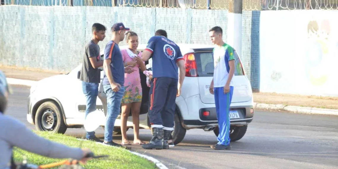 Bebê com 13 dias de vida sofre parada cardiorrespiratória e é socorrida pelo Samu na Avenida Ceará