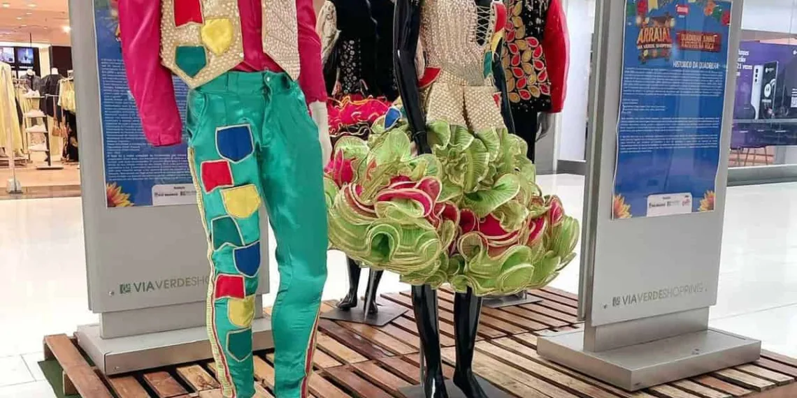Via Verde Shopping recebe exposição de figurinos alusivos às festas juninas