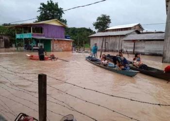 Com 80% da população atingida pela cheia do rio, Jordão é a cidade do Acre em situação mais crítica