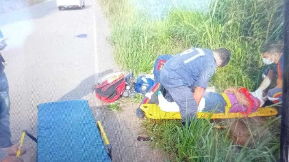 Em menos de 24h, mais uma colisão entre motos deixa dois em estado grave na estrada de Porto Acre