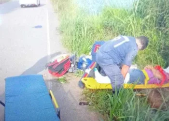 Em menos de 24h, mais uma colisão entre motos deixa dois em estado grave na estrada de Porto Acre