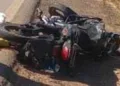 Homem morre e outro fica ferido em colisão entre carro e moto na BR 364