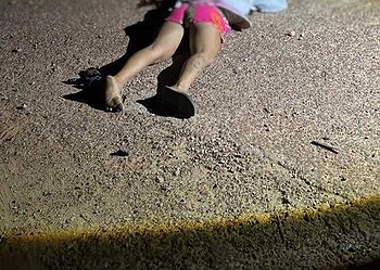 Corpo ainda não foi identificado (Foto: Cedida)