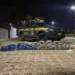Ao todo, foram encontrados 59,3kg de drogas (Foto: Ascom/PRF)