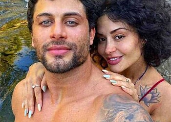 Após polêmica, Aline Campos posta primeira foto de casal com Jesus Luz e se declara: Certas coisas na vida não tem como explicar