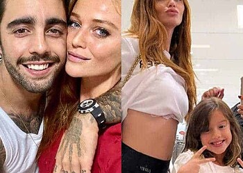 Grávida pela primeira vez, Cintia Dicker vai às compras ao lado da enteada e exibe linda barriguinha