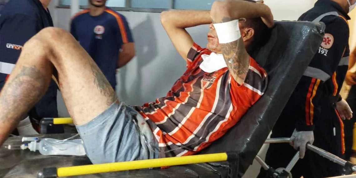 Vítima foi atendida e encaminhada ao Pronto-Socorro de Rio Branco (Foto: Cedida)