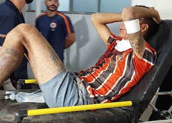 Vítima foi atendida e encaminhada ao Pronto-Socorro de Rio Branco (Foto: Cedida)