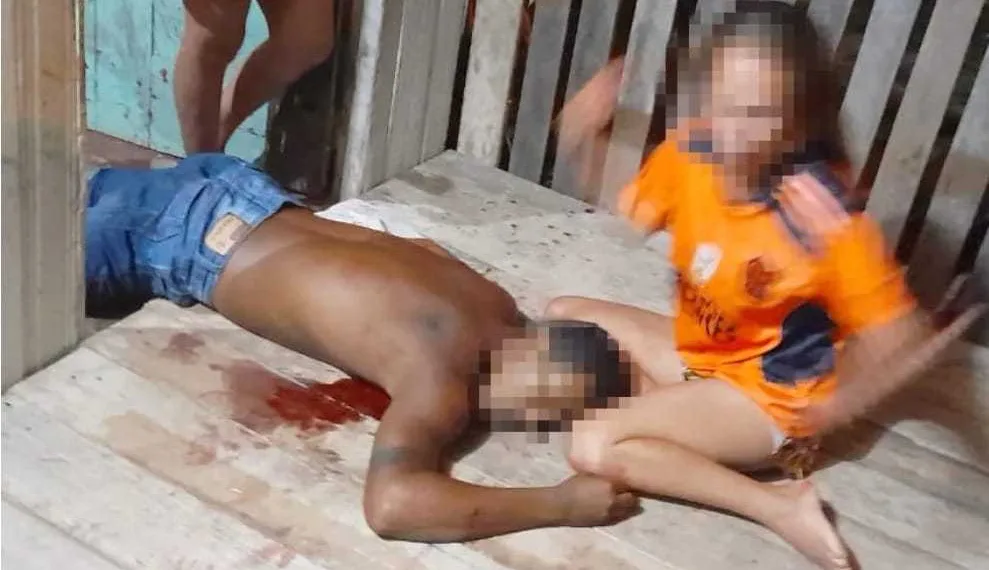 Lucas Barreto do Nascimento foi assassinado na frente da família (Foto: Cedida)