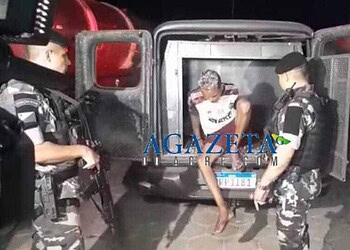 Os policiais faziam ronda na região quando notaram a atitude suspeita do rapaz (Foto: Cedida)