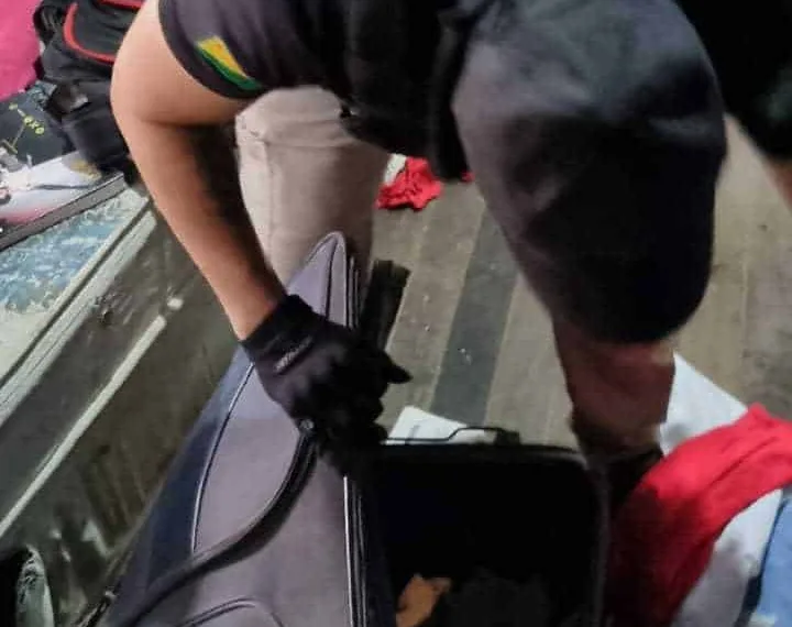 mandado de busca e apreensão foi cumprido nesta sexta-feira, 29, na casa do suspeito (Foto: Ascom/PC)