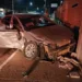 Dois jovens são socorridos pelo Samu após grave acidente na Avenida Getúlio Vargas