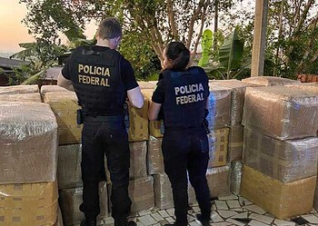 Os investigados responderão por crime de contrabando, art. 334-A do Código Penal, com pena de até 5 anos de reclusão. (Foto: Assessoria/PF)
