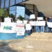 Cobrando vagas em concurso para Rio Branco, dentistas realizam manifestação em frente à Aleac