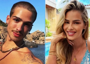 Após boatos de namoro com Xamã, Yasmin Brunet fica com João Guilherme em festa de Luísa Sonza