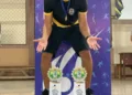Luciano Huck compartilha vídeo de adolescente acreana que treinava descalça e ganhou tênis: 'Solidariedade'
