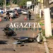 Motociclistas ‘escapa’ da morte em acidente que partiu veículo ao meio