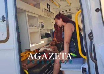 Cachorro causa queda de motociclista no Loteamento Novo Horizonte