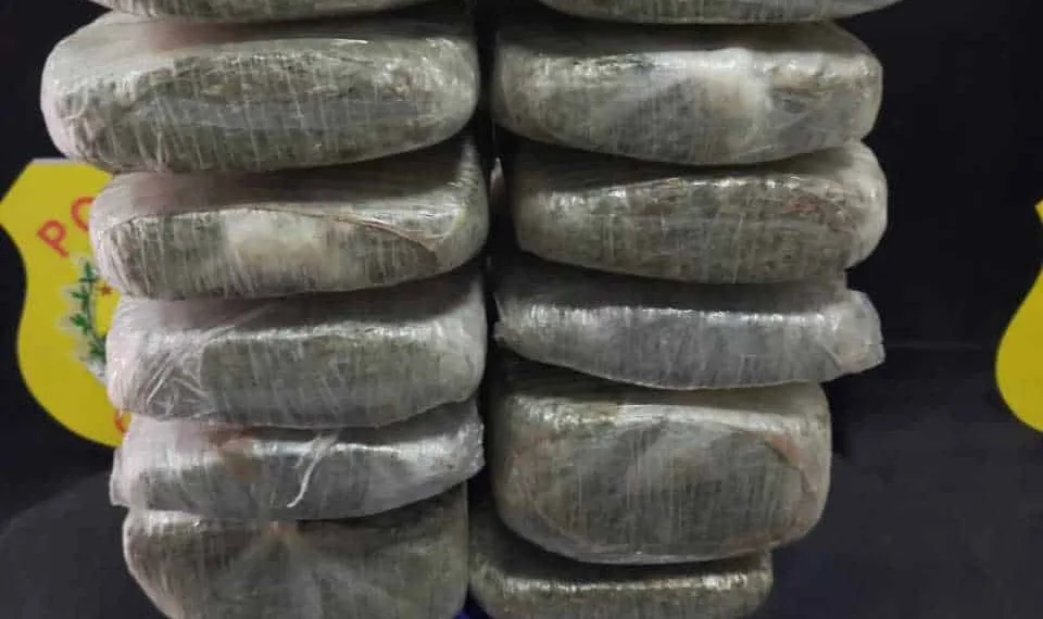 Ação integrada das forças de segurança apreende mais 16 kg de entorpecente em Marechal Thaumaturgo