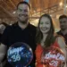 Comemoração em dose dupla na noite da última segunda, 22, no Deck Tratoria, dos cunhados Thiago Manchini e Ana Elisa Lapunka