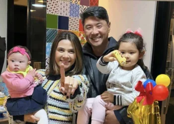 Parabéns aos papais Francis e Marcela Kashima pelo 1º aninho da caçulinha Céline
