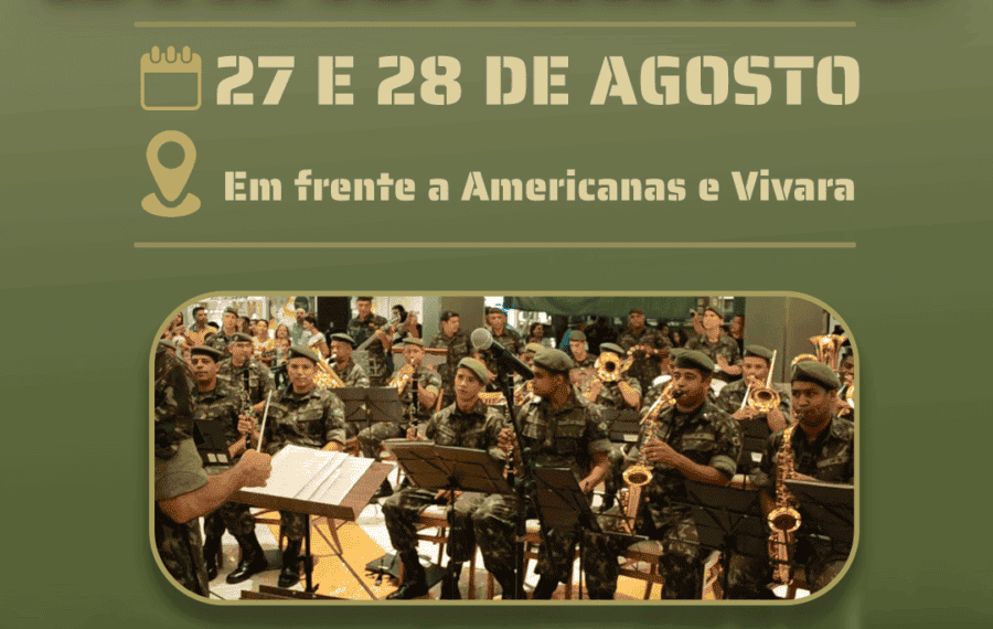 Nos dias 27 e 28 de agosto, o Via Verde Shopping recebe exposição em alusão ao Dia do Soldado