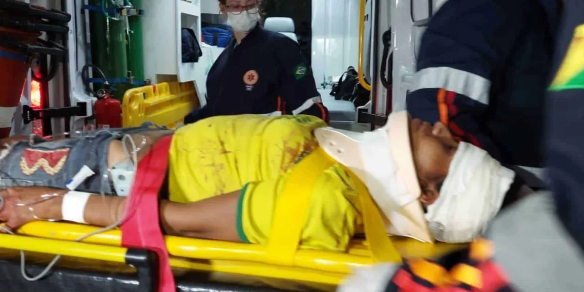 Lucas Campos da Silva, de 22 anos, acabou sendo agredido ao tentar defender mulher  (Foto: Cedida)