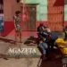 Moradores em situação de rua discutem por garrafa de cachaça e um tenta matar outro com facada no pescoço