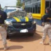 PRF e PM apreendem quase 60 quilos de pasta base de cocaína em fundo falso de saveiro na BR-364