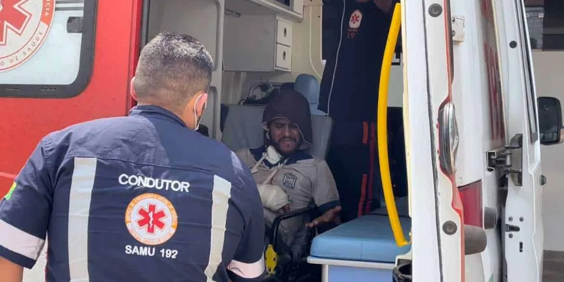 Discussão durante bebedeira quase termina em braço decepado