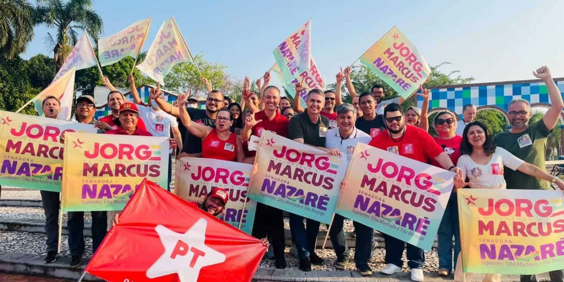 PT começa campanha com Marcus Alexandre e militância nas ruas de Rio Branco