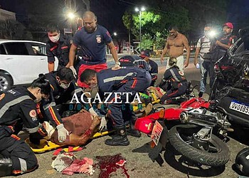 Motorista tenta ajudar vítima de assalto e se envolve em acidente de trânsito grave