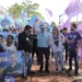 Alan Rick, Jarude e Flaviano participam de caminhada juntos em Senador Guiomard