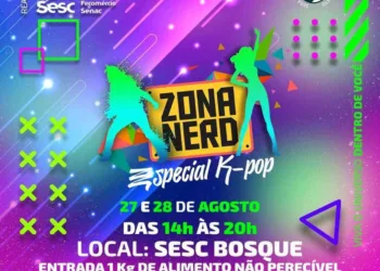 'Zona Nerd Especial Kpop' deve reunir cerca de três mil pessoas no Sesc Bosque neste final de semana
