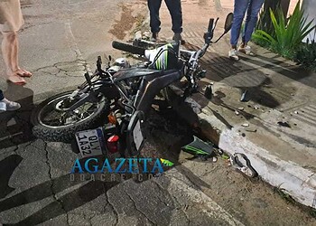 Motociclista fica ferido após colisão contra carro no bairro Aviário, em Rio Branco