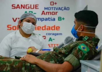 Em Rio Branco, Exército Brasileiro participa de campanha de doação de sangue no Hemoacre