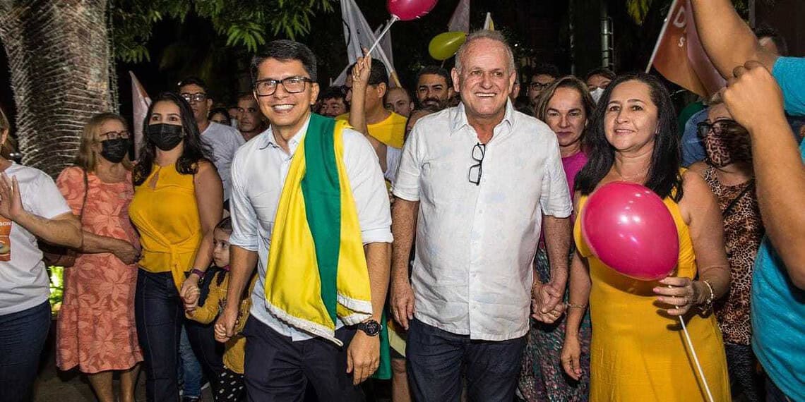 César Messias (à direita) é o primeiro suplente de Jenilson; Partido ainda não definiu quem será o segundo suplente (Foto: Jardy Lopes)