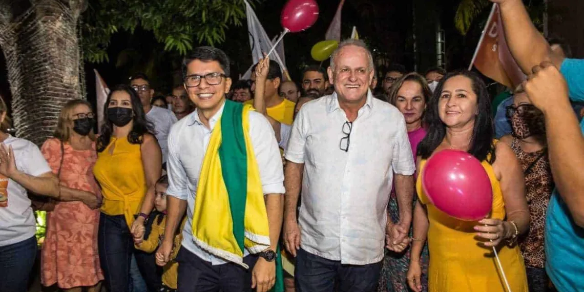 César Messias (à direita) é o primeiro suplente de Jenilson; Partido ainda não definiu quem será o segundo suplente (Foto: Jardy Lopes)
