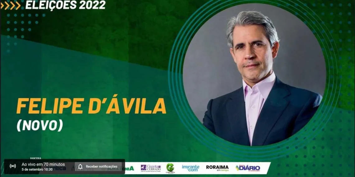 'A Amazônia é a região com maior potencial para retomada do desenvolvimento econômico do país', afirma candidato à Presidência Felipe D'Ávila