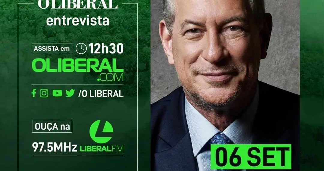 'Faremos nós, brasileiros, o nosso plano para a Amazônia', diz Ciro Gomes em sabatina com veículos da região