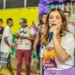 Ato em apoio à candidatura de Nazaré Araújo lota quadra da Baixada