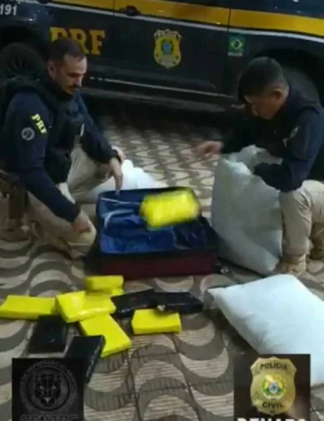Acreano é preso no Mato Grosso transportando 15 quilos de cocaína; droga teria saído do Acre e iria para Goiânia