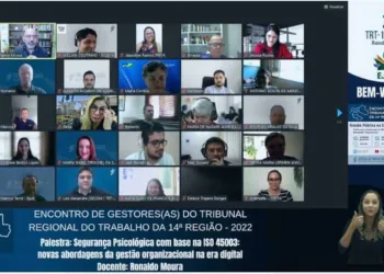 TRT promove encontro com gestores do Acre e Rondônia para discutir gestão pública na era digital