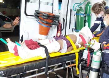 Criança de nove anos tem pernas dilaceradas após ser atropelada no bairro Taquari