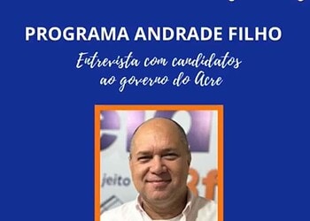 Candidato Nilson Euclides é o entrevistado desta terça, no último dia da rodada de entrevistas do Programa Andrade Filho